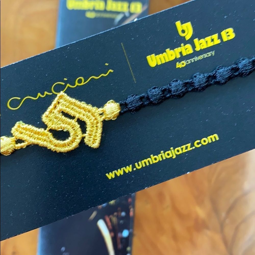 BRACELET Cruciani ⭐️Umbria Jazz 13 bracelet - Italy!